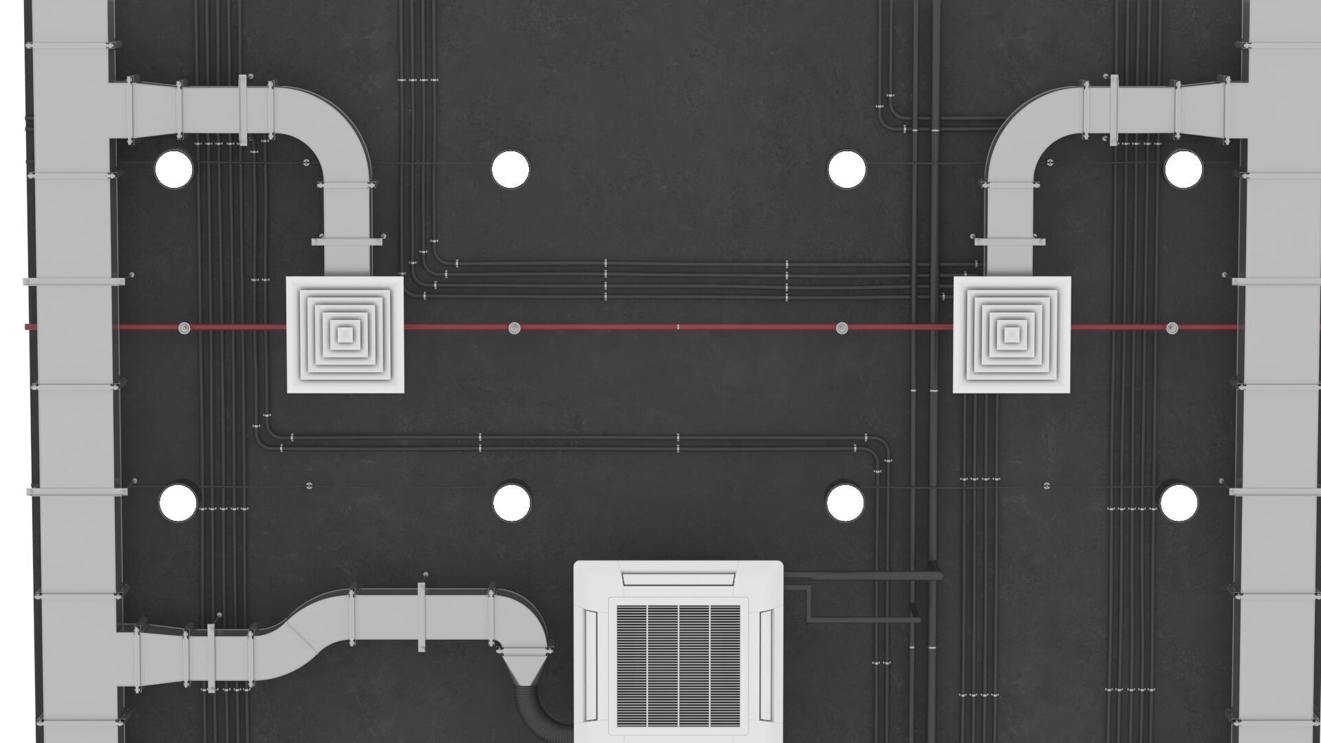Ventilation System 3D model_3