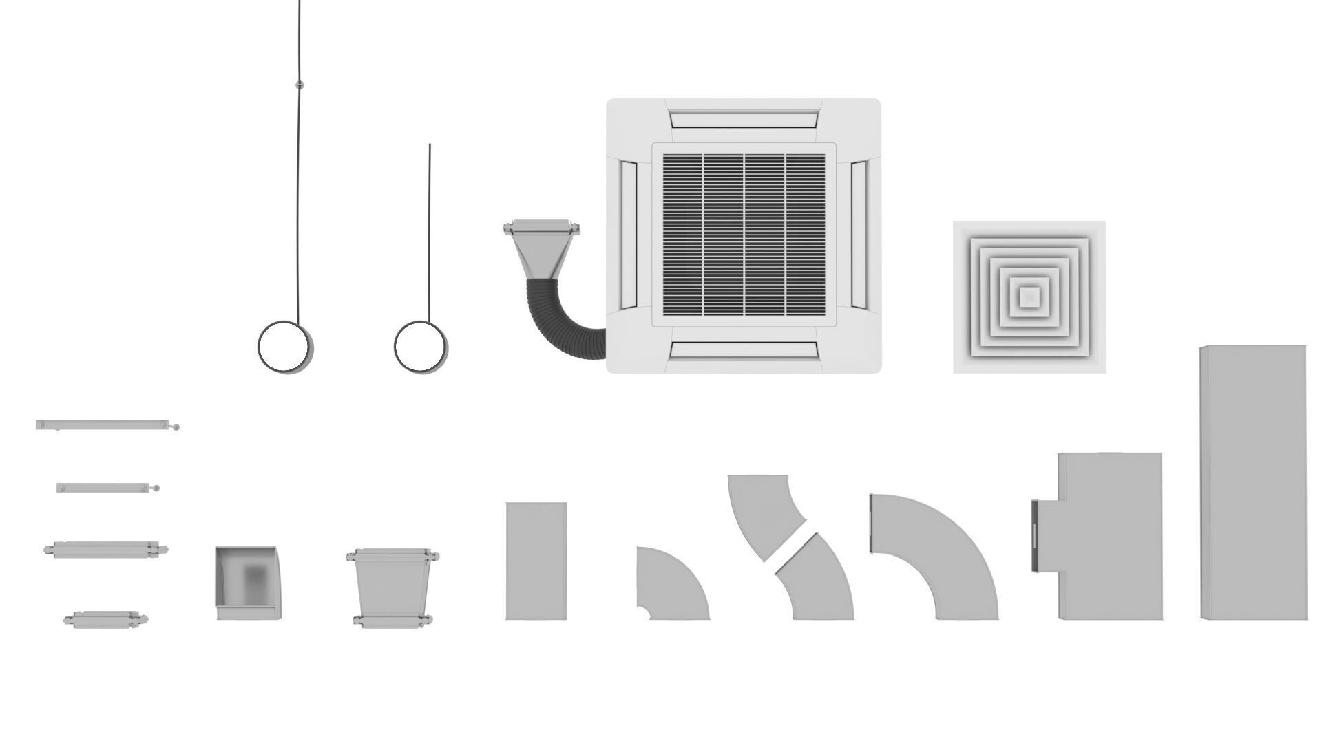 Ventilation System 3D model_7