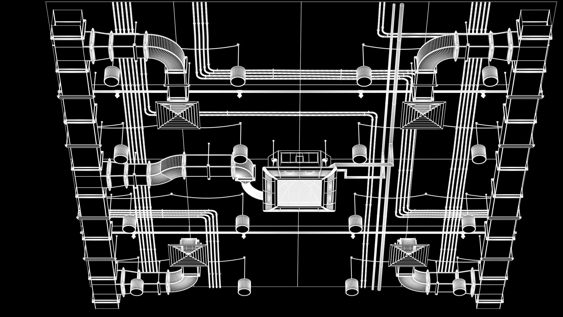 Ventilation System 3D model_9