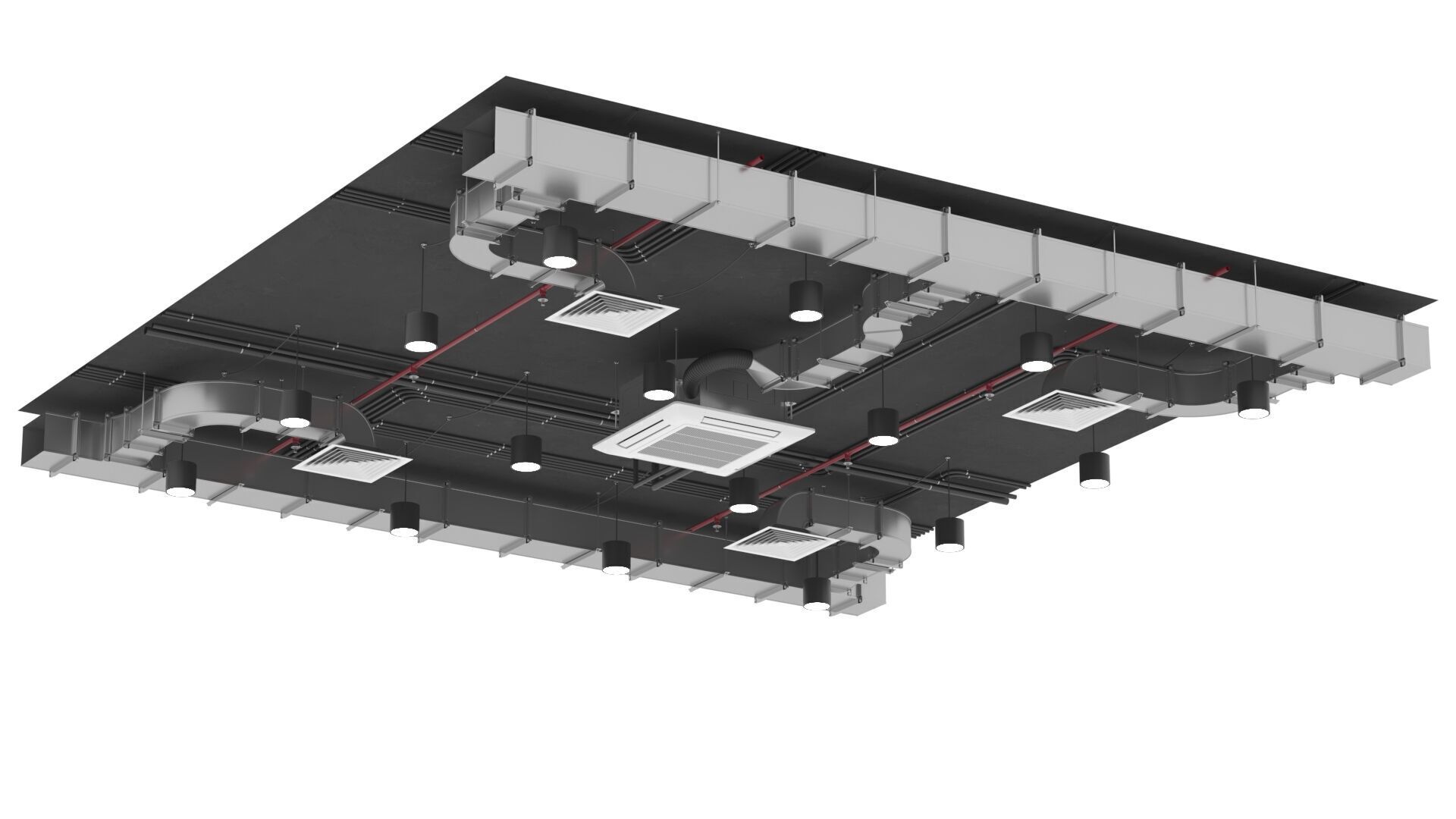 Ventilation System 3D model_5