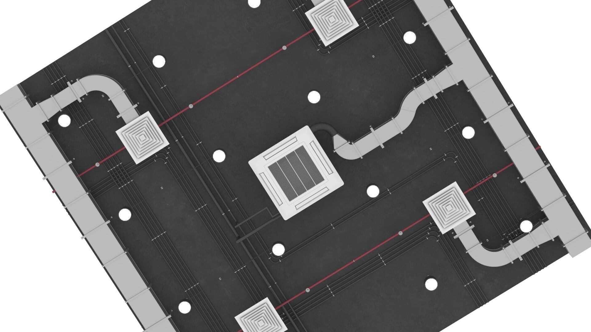 Ventilation System 3D model_6