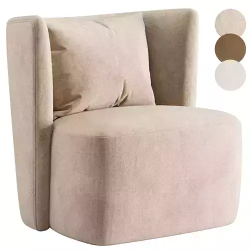 Sculpted Swivel Chair