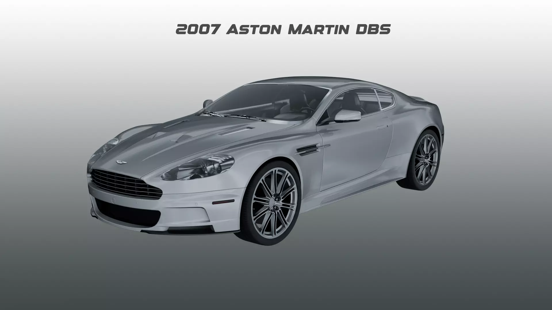Aston Martin - 2007 - DBS 3D model_0