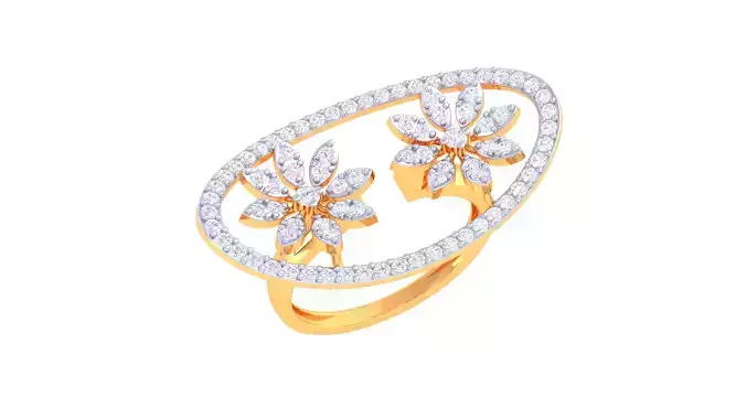 Women Ring MTL 3dm STL OBJ FBX Details