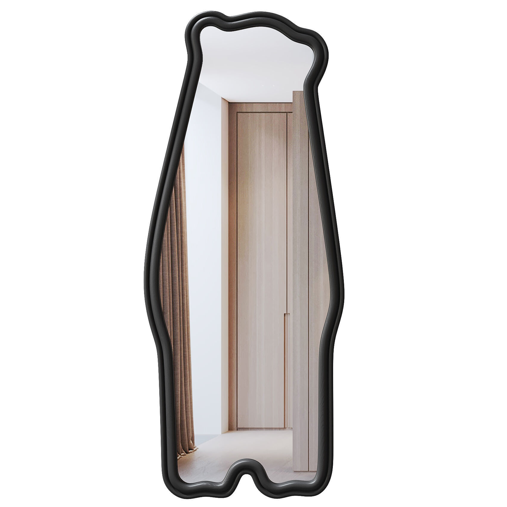 Floor Bear Mirror Low-poly 3D model_2