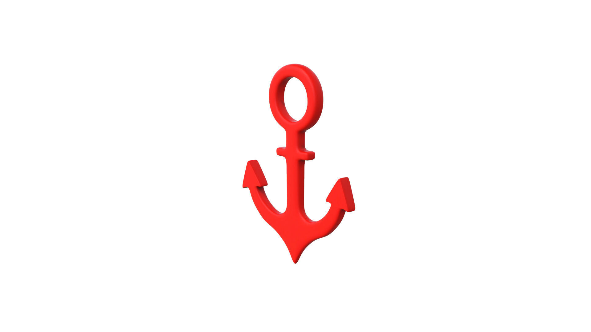 Anchor symbols  Low-poly 3D model_1