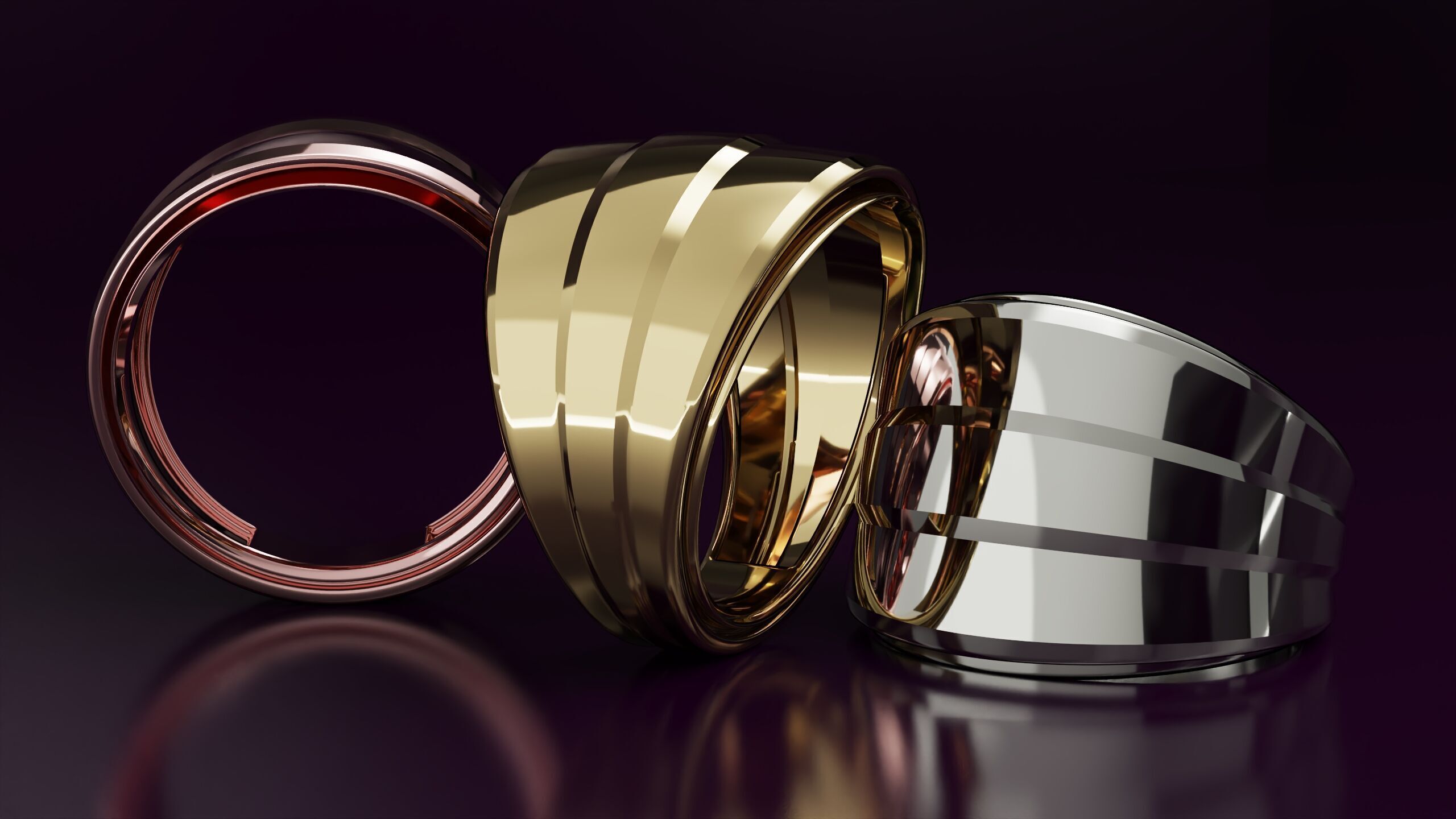 free form ring N39 3D print model_3