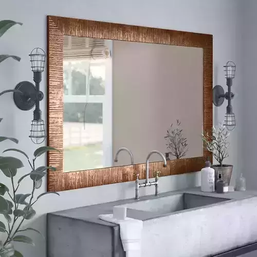 Mesrob Modern Contemporary Bathroom Vanity Mirror