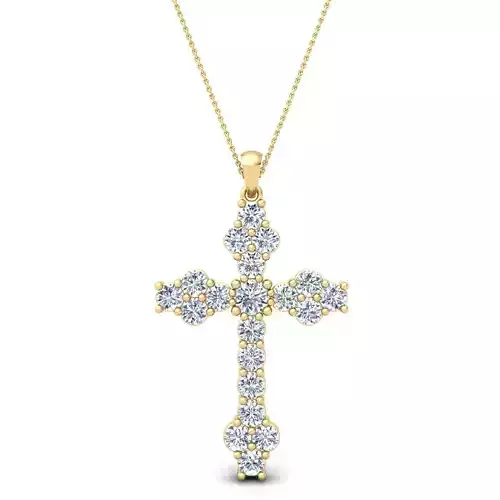 Gems Stone Pendent 3d Model and Render 30