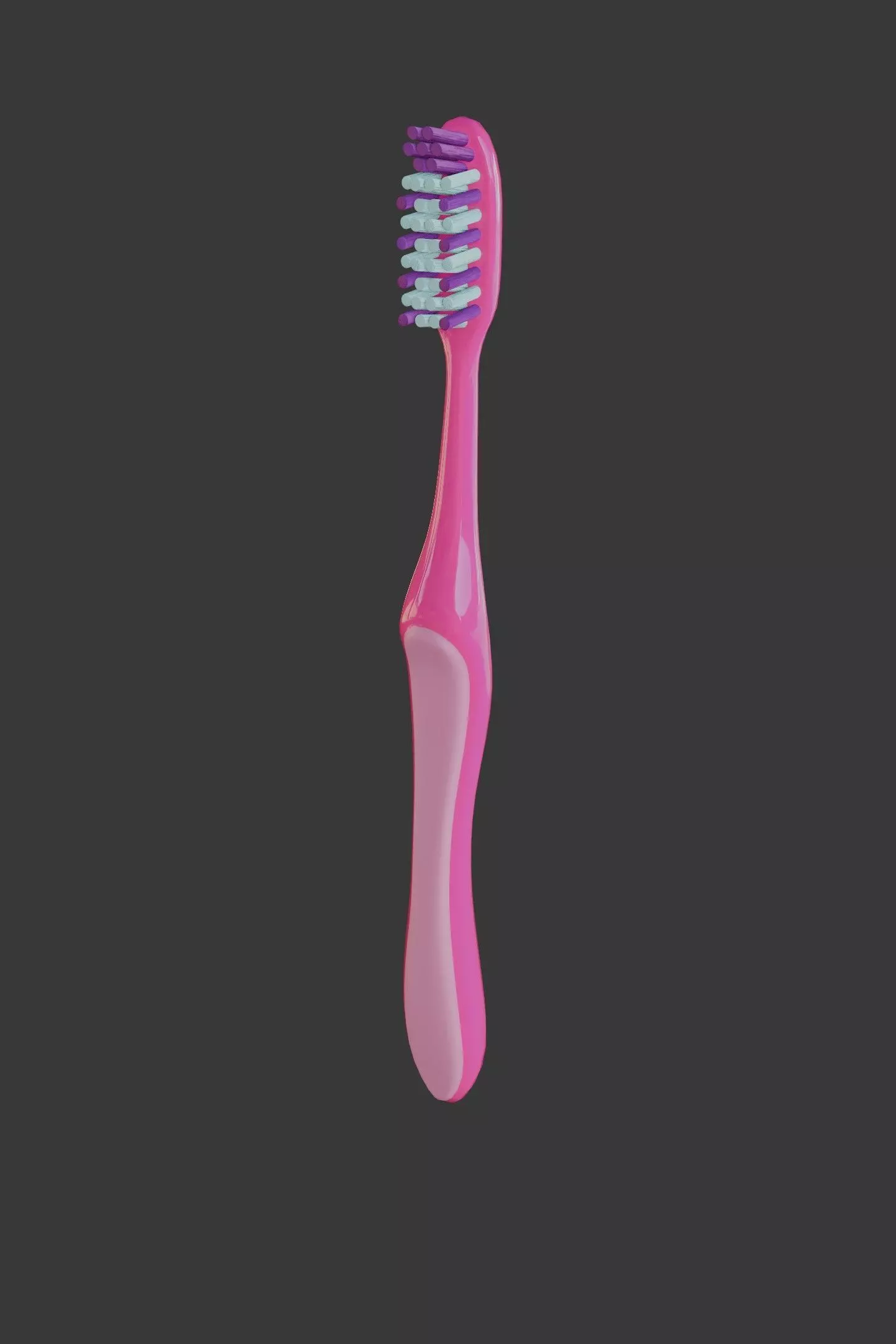 Toothbrush LOWPOLY Free 3D model_0