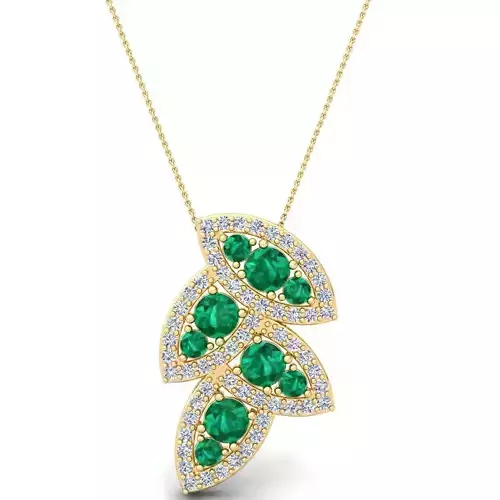 Gems Stone Pendent 3d Model and Render 23 3D print model