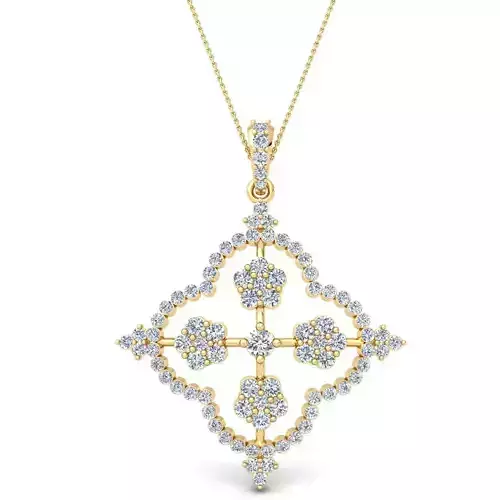 Gems Stone Pendent 3d Model and Render 18 3D print model