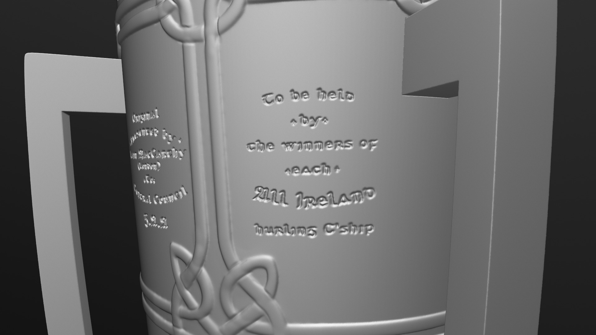 The Liam MacCarthy Cup 3D print model_7
