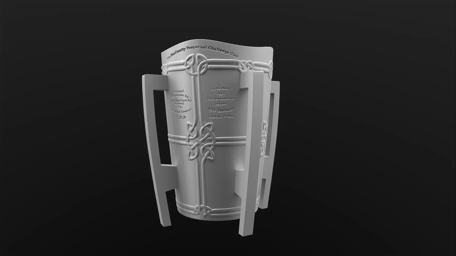 The Liam MacCarthy Cup 3D print model_0