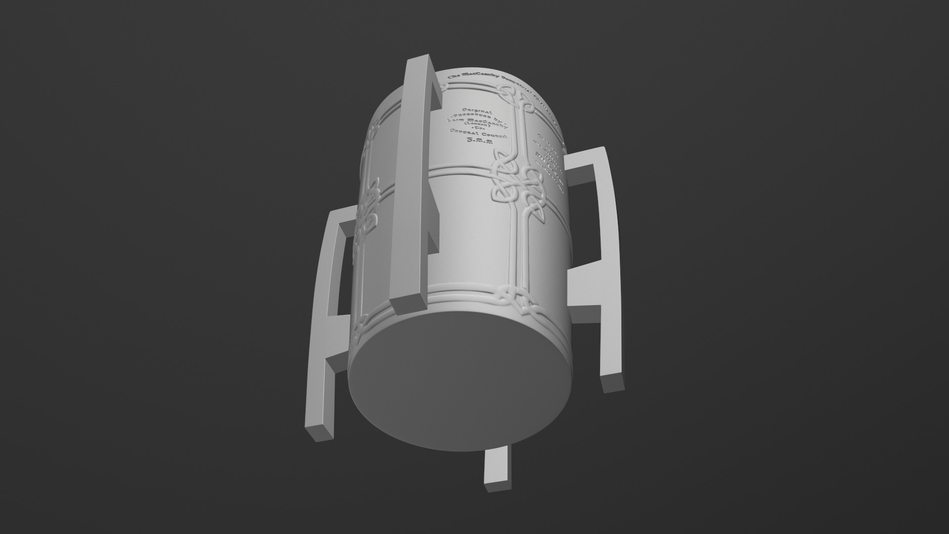 The Liam MacCarthy Cup 3D print model_3