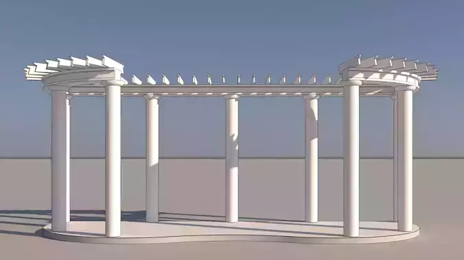 Pergola Stage Decor