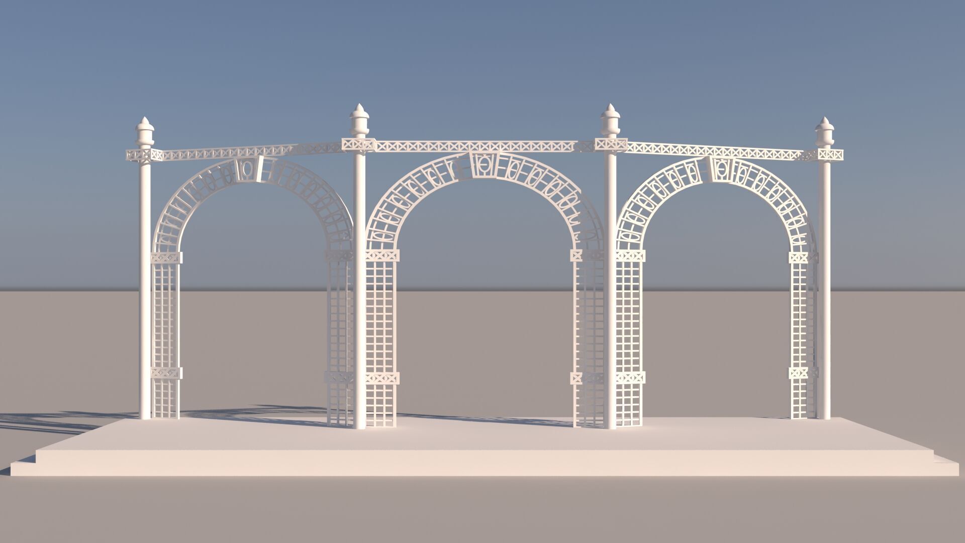 Jali Stage 3D model_4