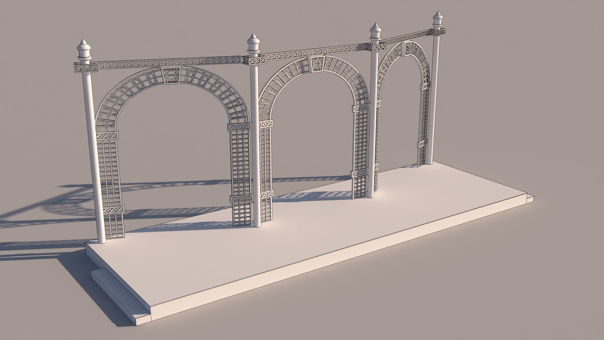 Jali Stage 3D model_1