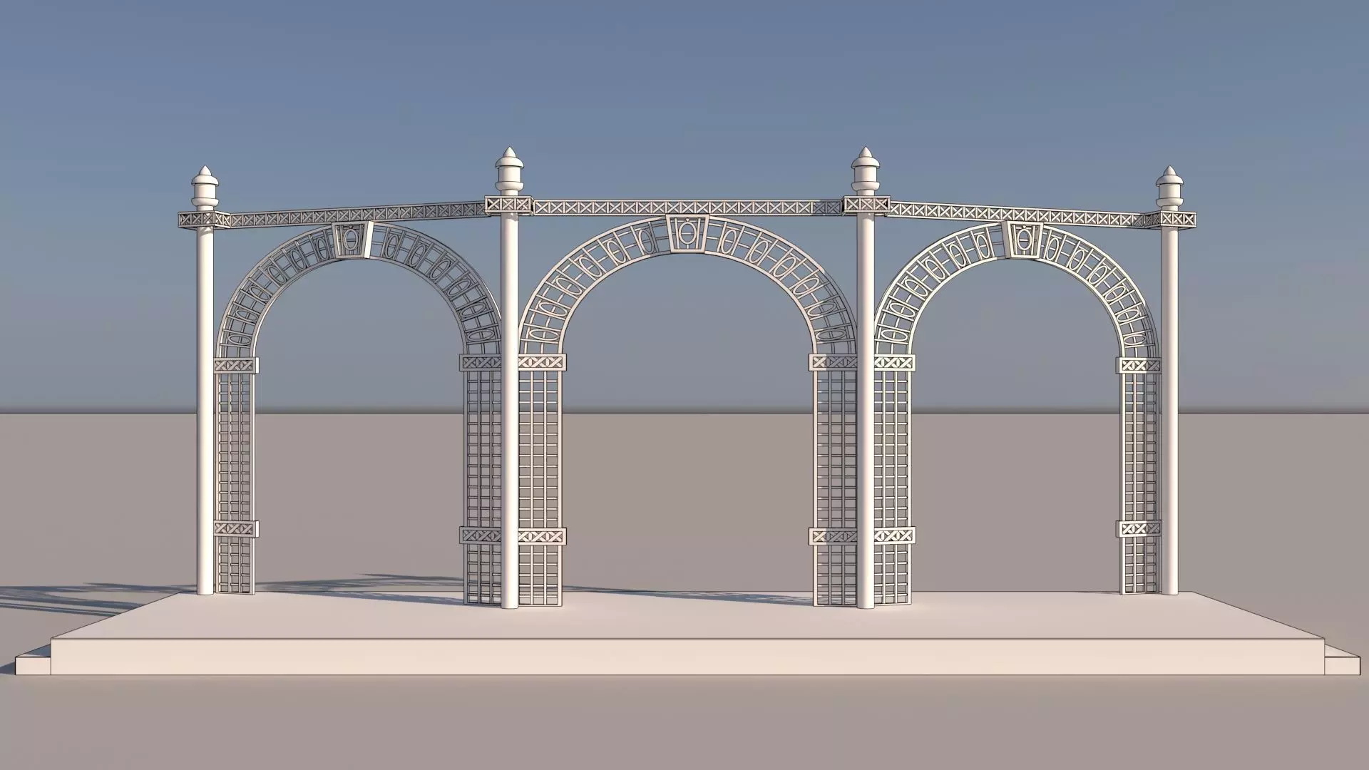 Jali Stage 3D model_0