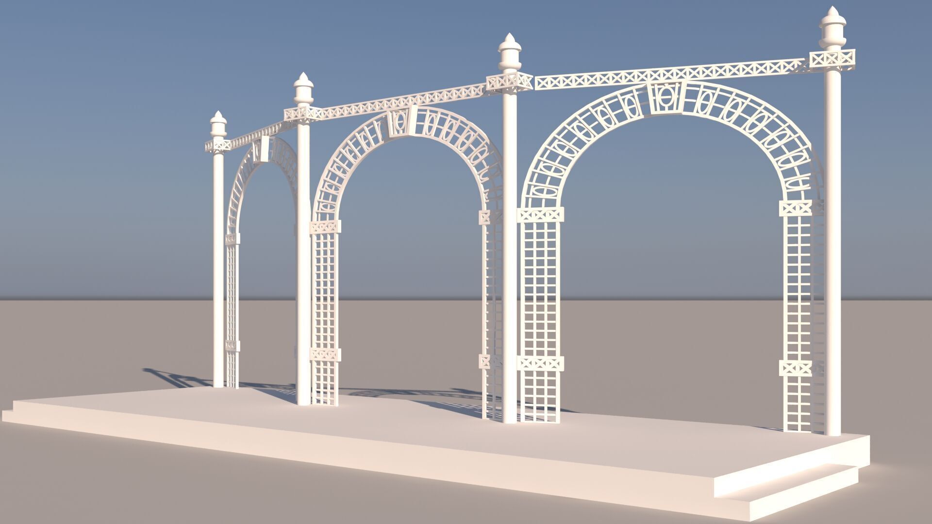 Jali Stage 3D model_6