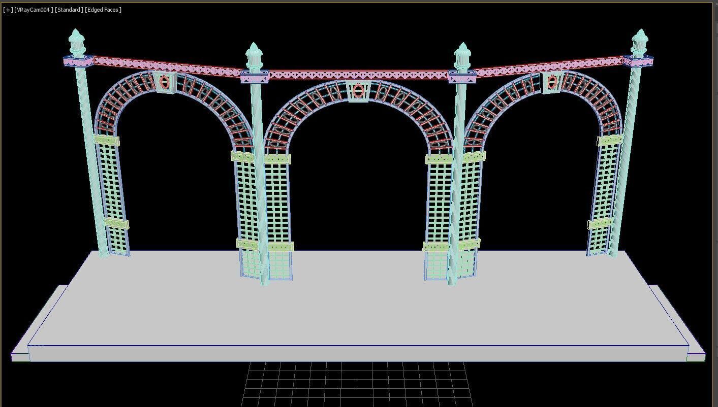 Jali Stage 3D model_11