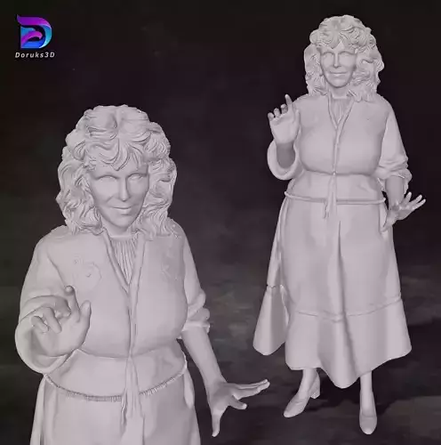 Molly Weasley Harry potter Action Figures Custom 3D Print Model