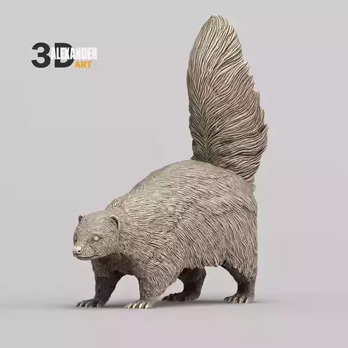 Skunk 3D print model