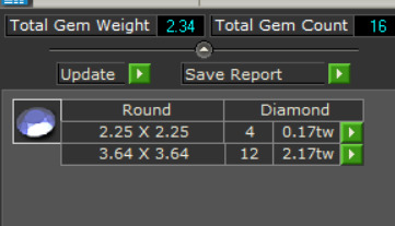 Diamond stud earrings 3D print model_2