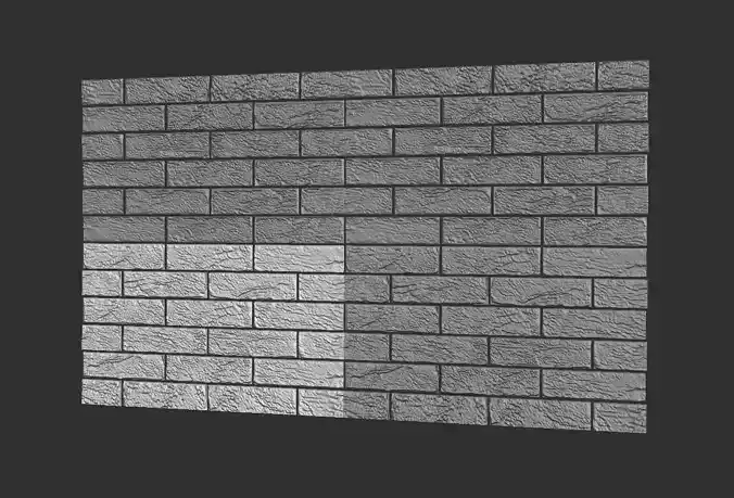 Brick Repeat Pattern wall texture relief