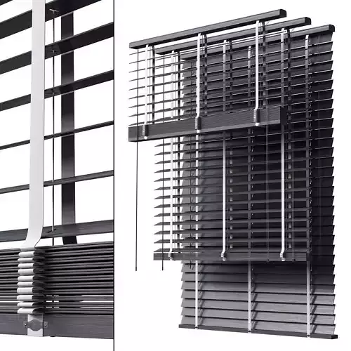 Wooden Blinds Set 35