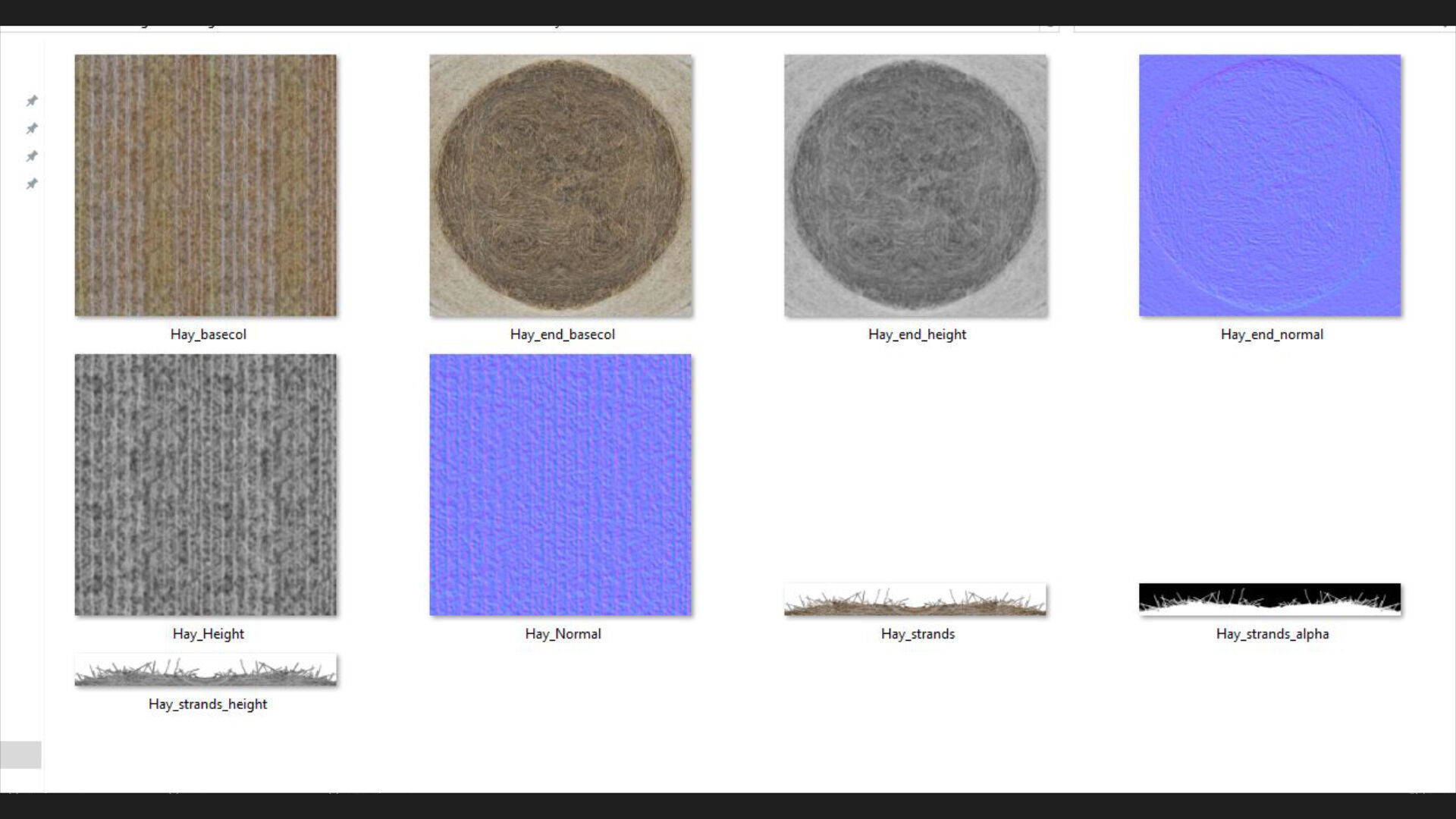 agriculture straw hay bale 3d prop for rural farm Low-poly 3D model_8