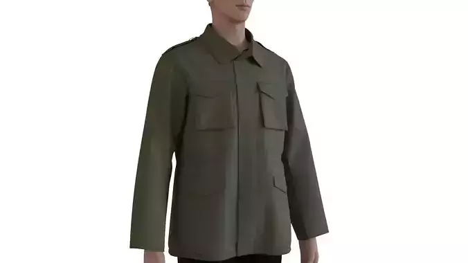 Style3D Military Jacket
