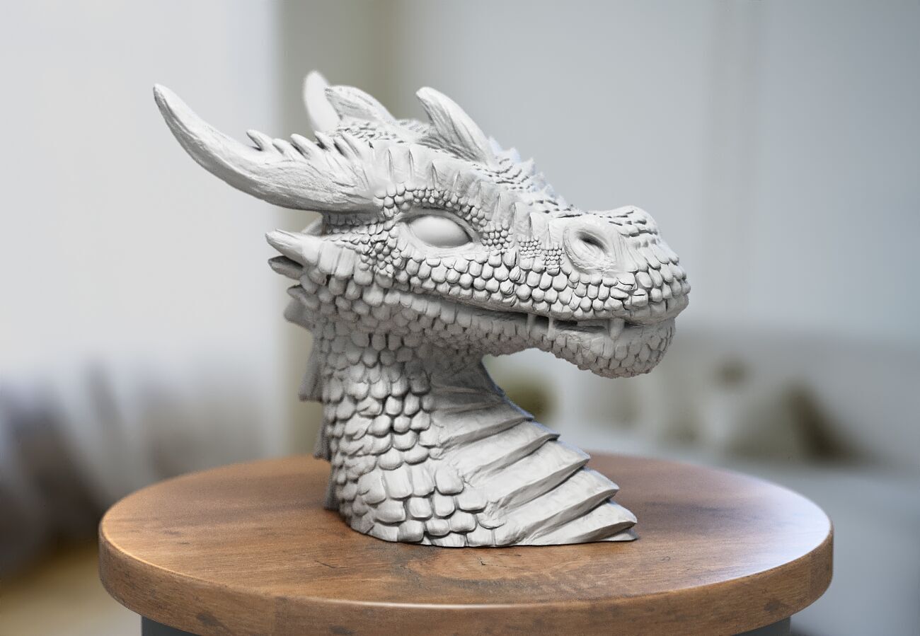 Dragon Headphone Stand  Dragon Headset Stand  Perfect Gamer  3D print model_7