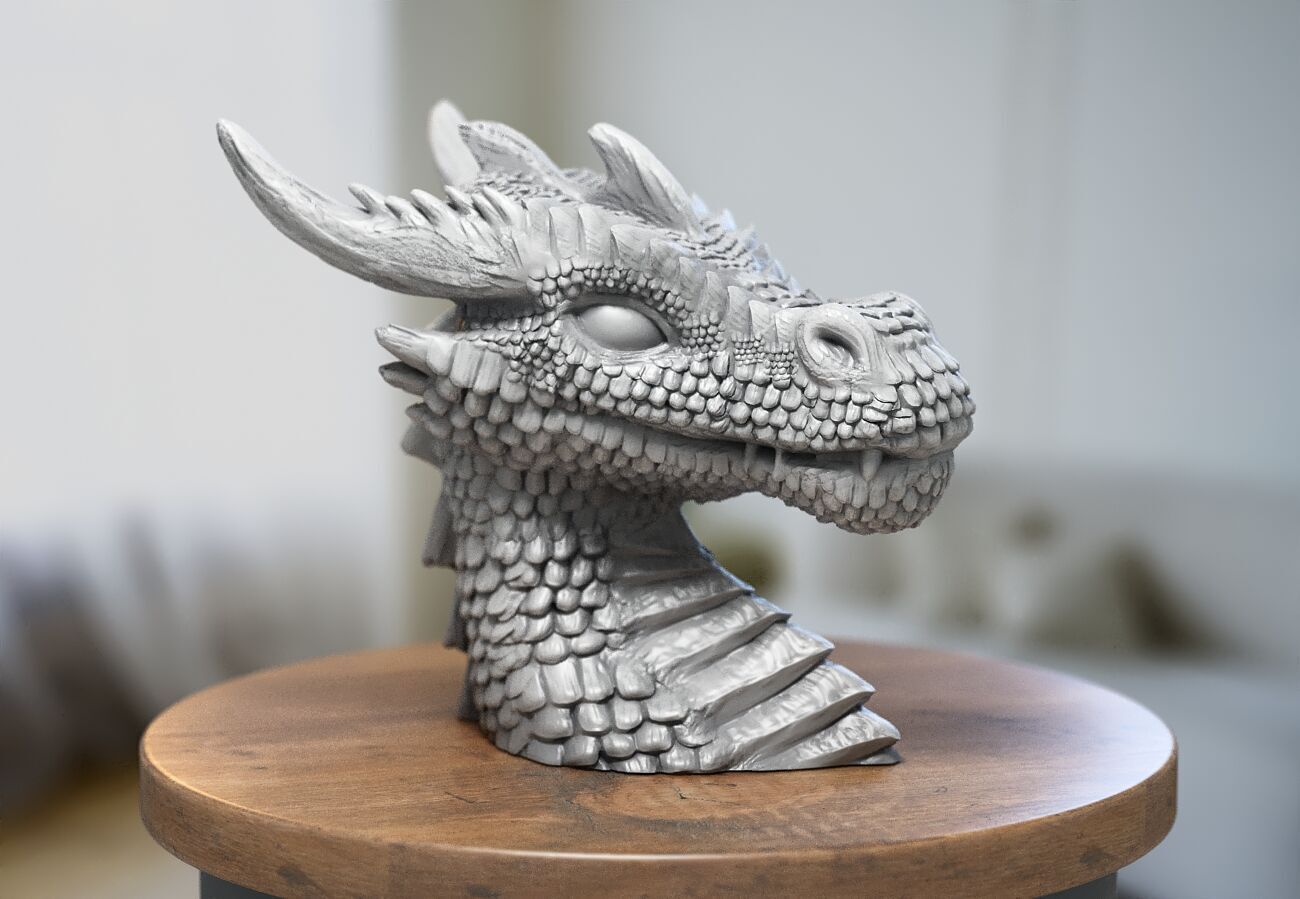 Dragon Headphone Stand  Dragon Headset Stand  Perfect Gamer  3D print model_6