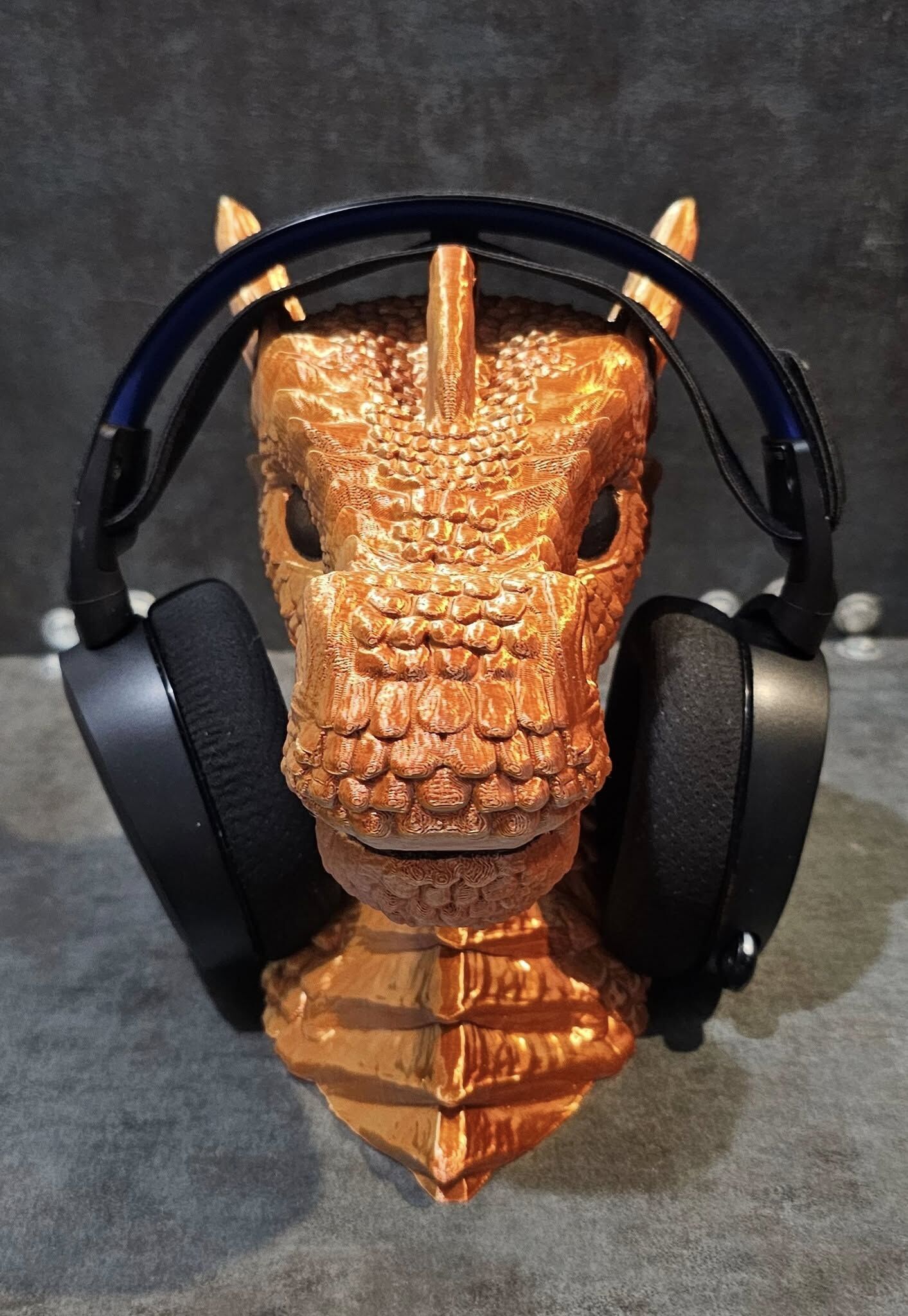 Dragon Headphone Stand  Dragon Headset Stand  Perfect Gamer  3D print model_2