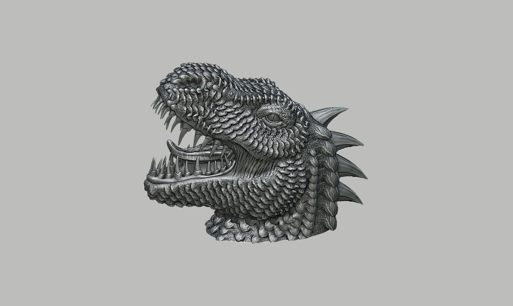 Dragon Headphone Stand Dragon Headset Stand 3D print model_8