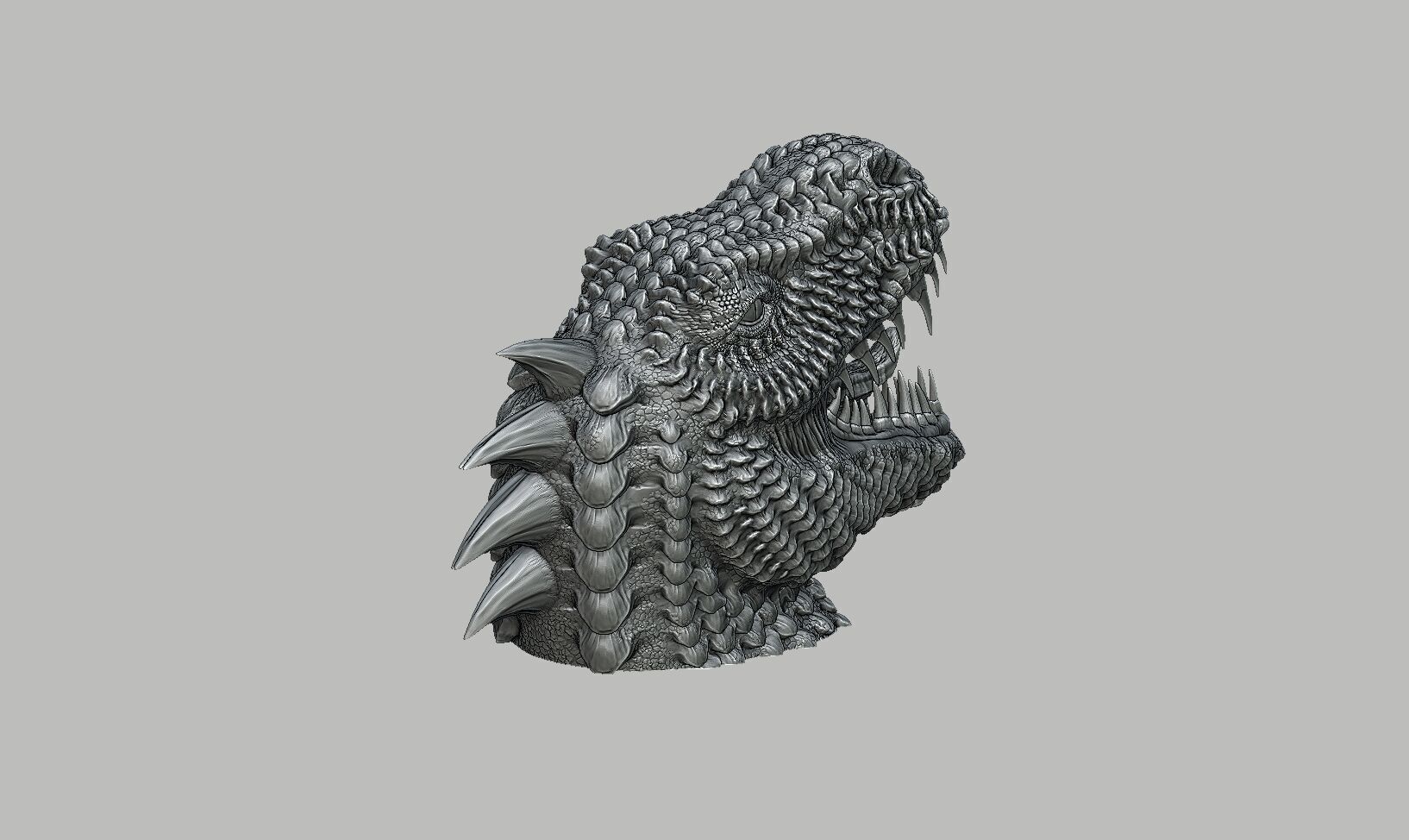 Dragon Headphone Stand Dragon Headset Stand 3D print model_7