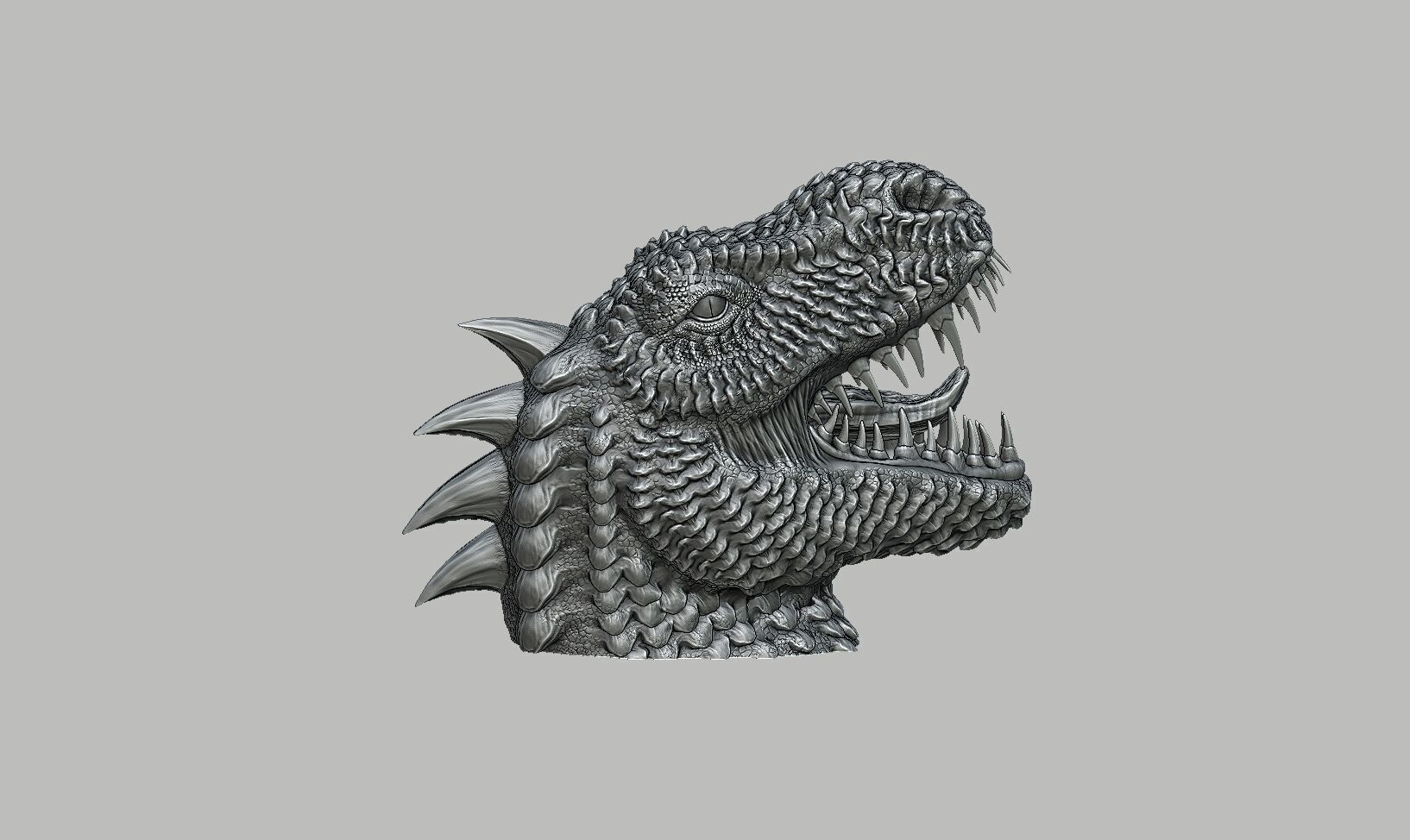 Dragon Headphone Stand Dragon Headset Stand 3D print model_6