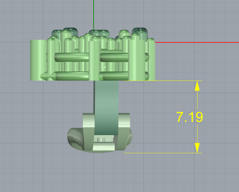 Graff earring 3D print model_4