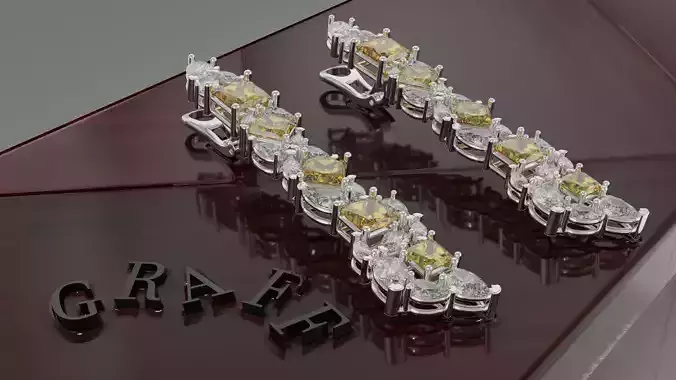 Graff earring 3D print model