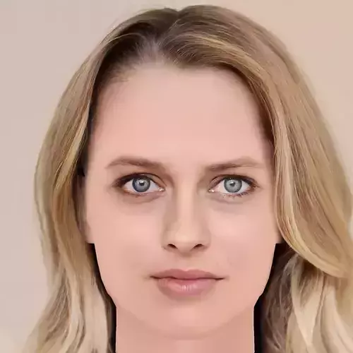 Teresa Palmer Head - No Hair - Low poly head for game