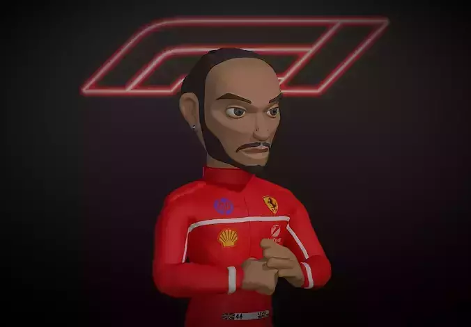 Lewis Hamilton Fan Art 2025 Season