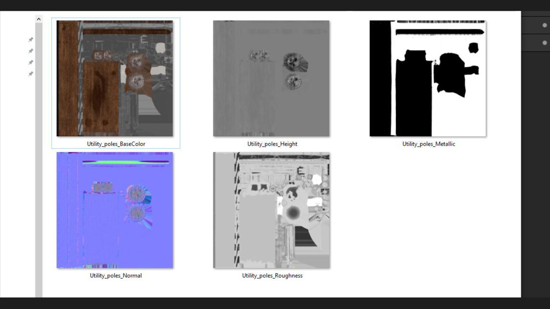 telephone utility pole power line 3d model for rural farm area Low-poly 3D model_7