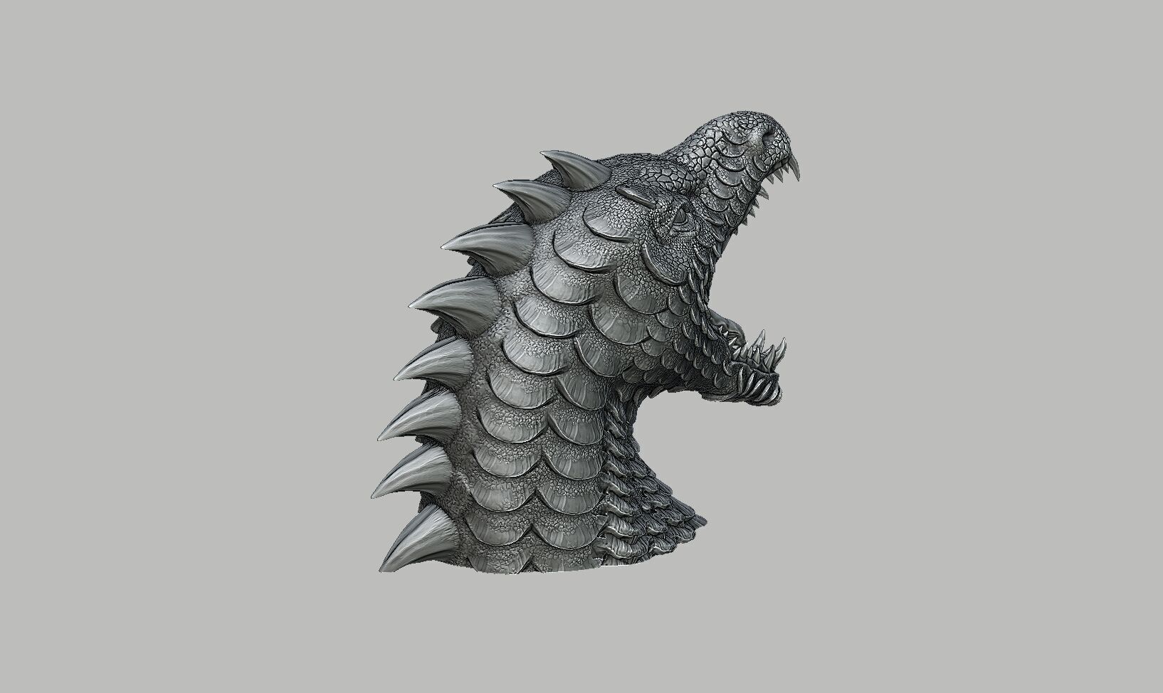 Dragon Headphone Stand  Dragon Headset Stand  3D print model_7