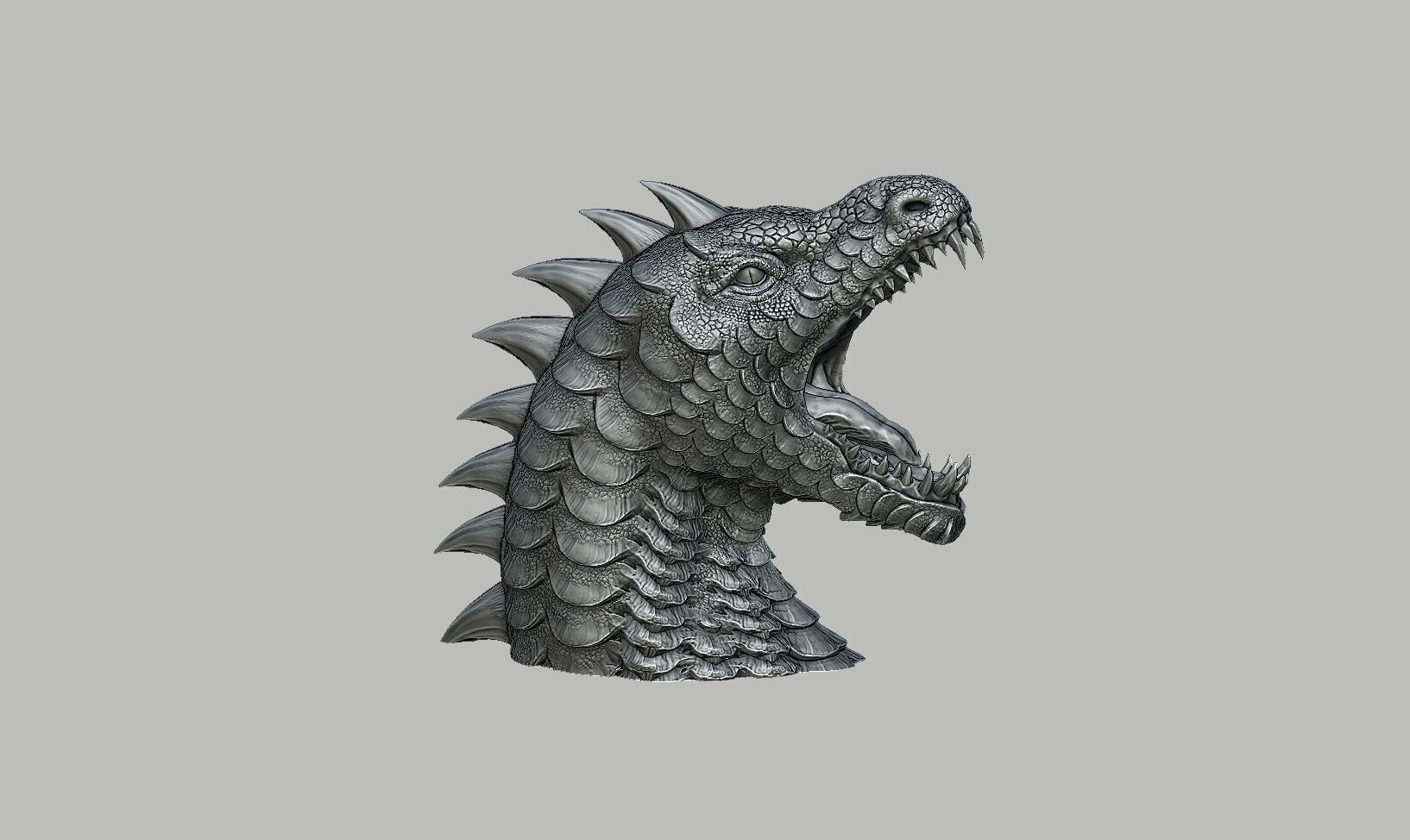 Dragon Headphone Stand  Dragon Headset Stand  3D print model_5