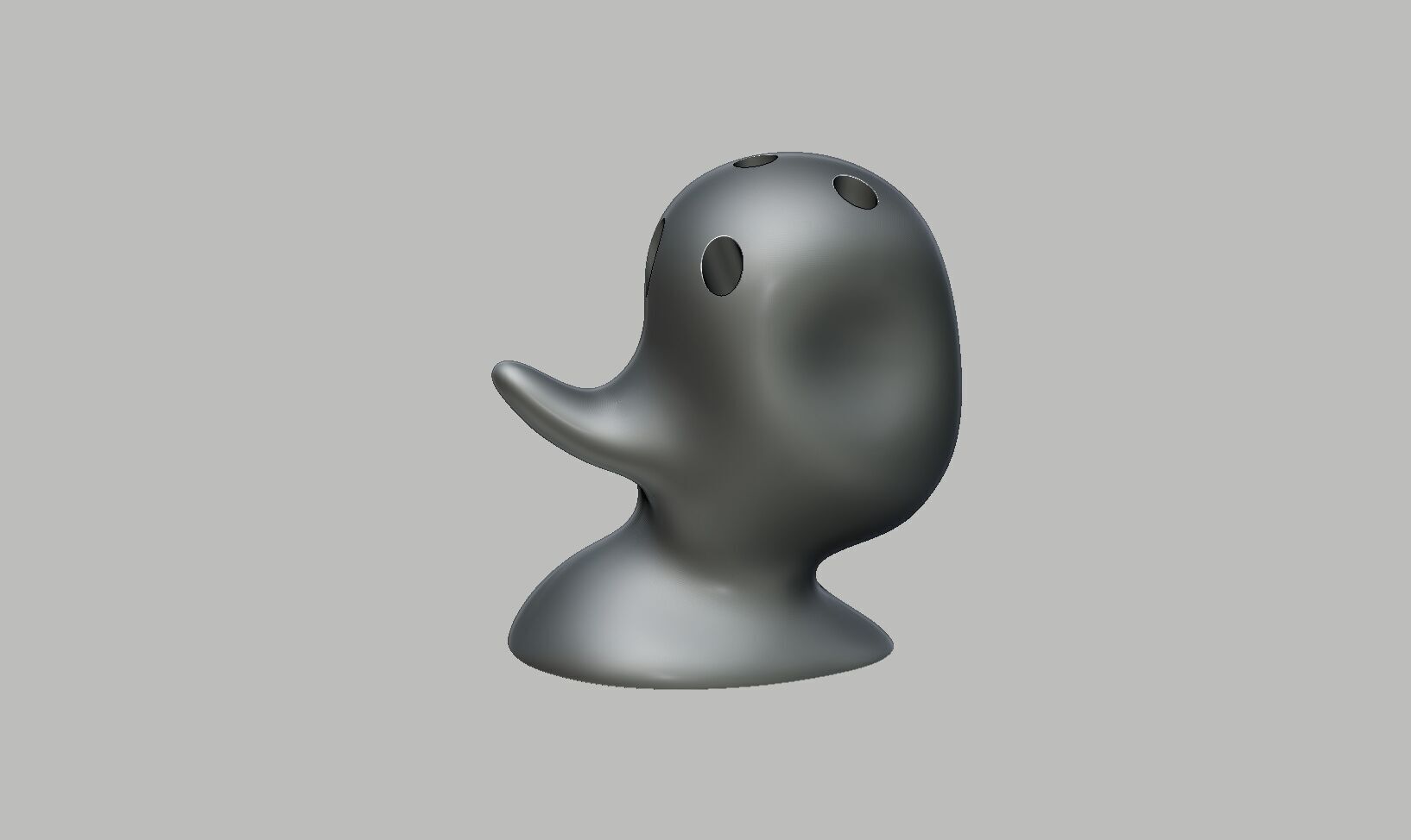 minimal modern pen holder Cyborg pen holder 3D print model_5