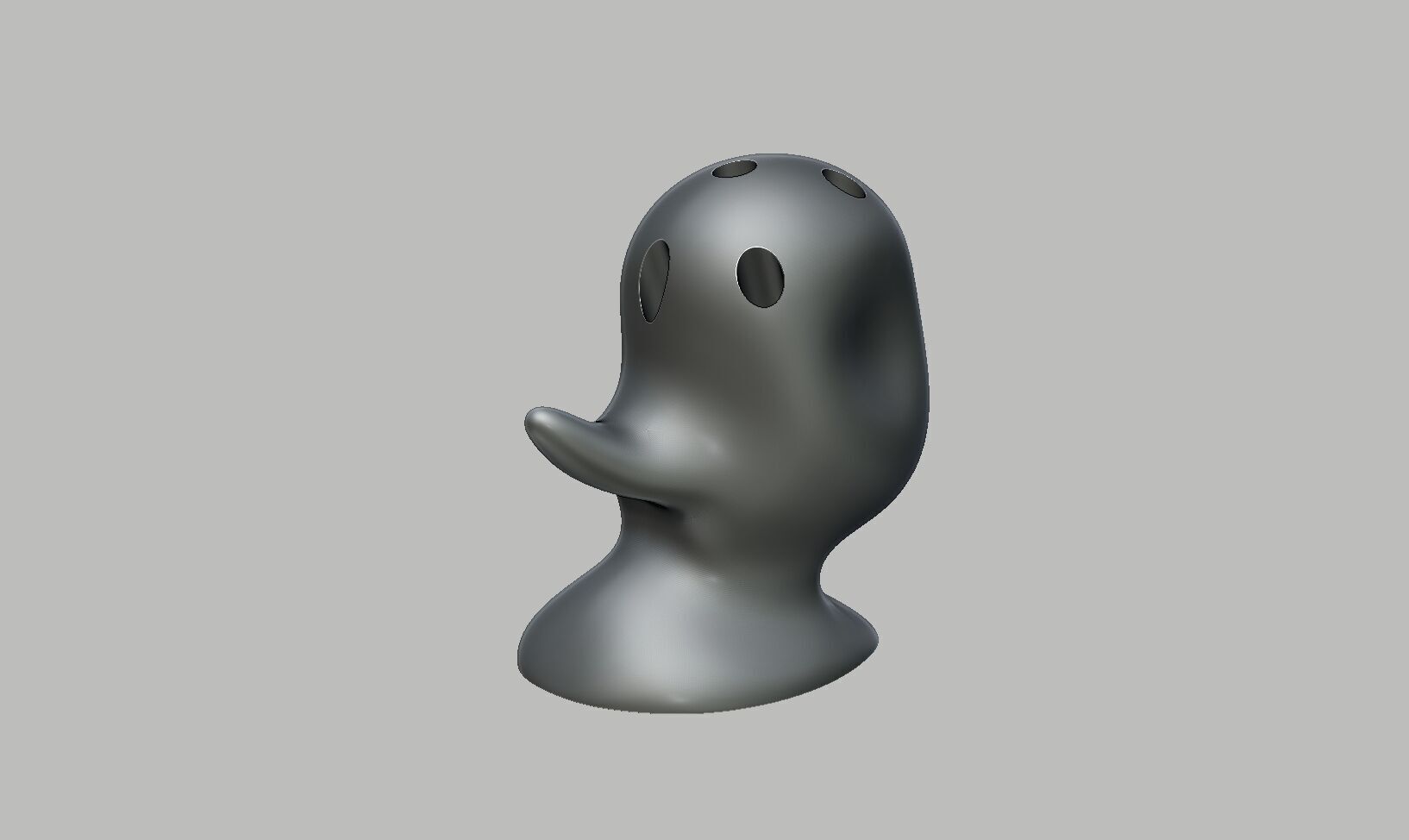 minimal modern pen holder Cyborg pen holder 3D print model_6