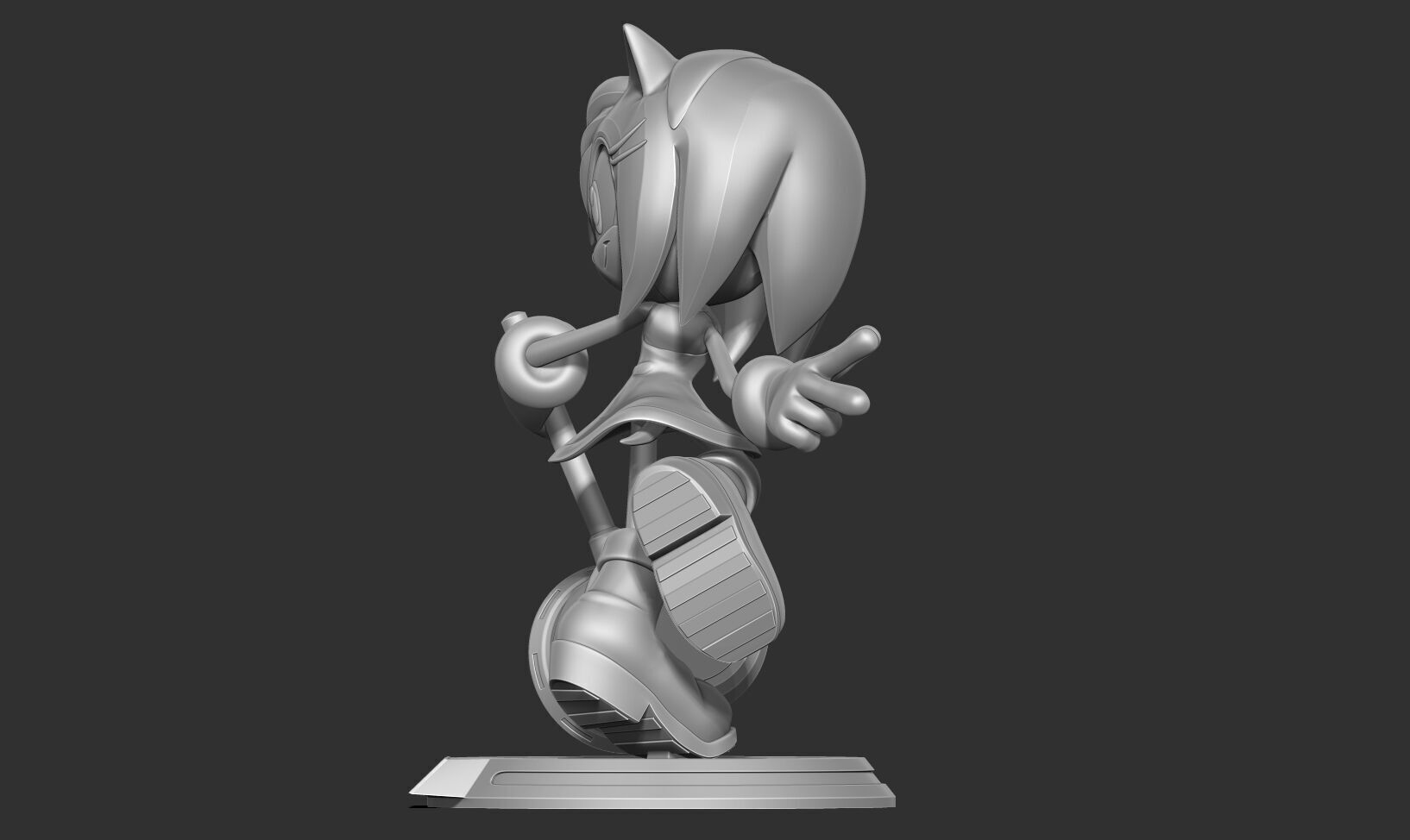 Amy Rose - Sonic the Hedgehog 3D print model_8