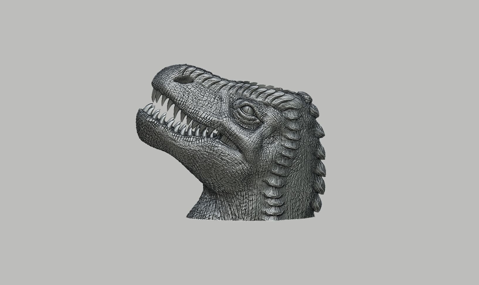 Dinosaur pen holder Dragon pen holder 3D print model_8