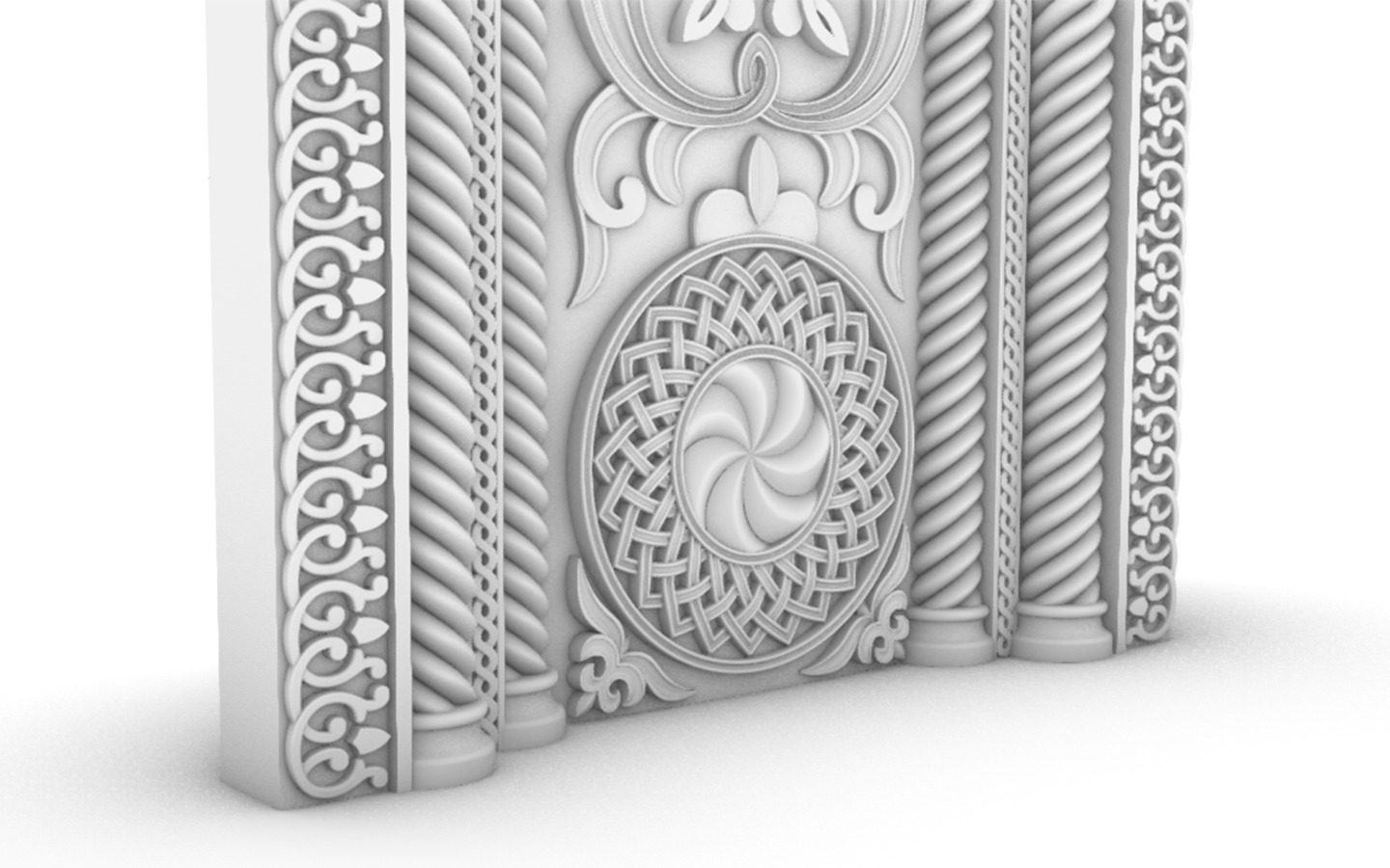 Armenian Cross-stone  3D print model_6